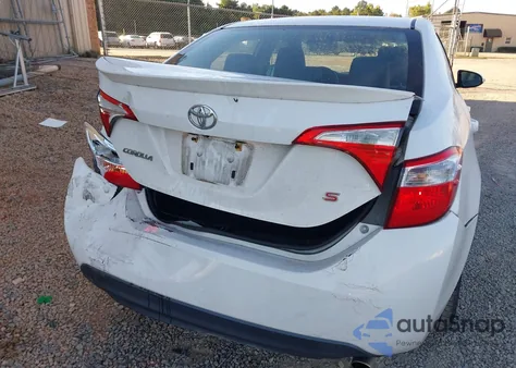 2014 Toyota Corolla S Plus z USA, uszkodzony, nr VIN 2T1BURHE8EC053656